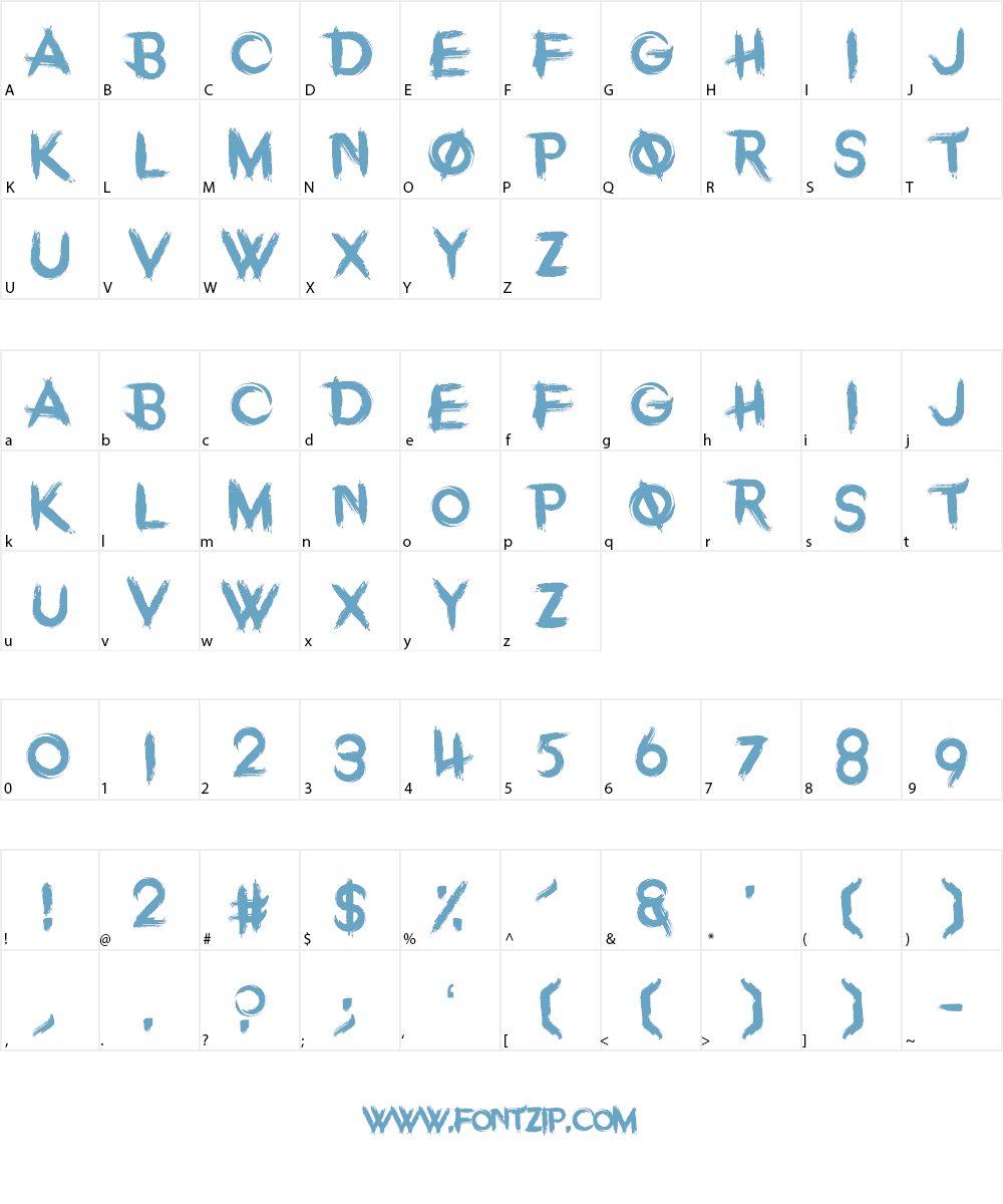 Overdose Sunrise Font Character